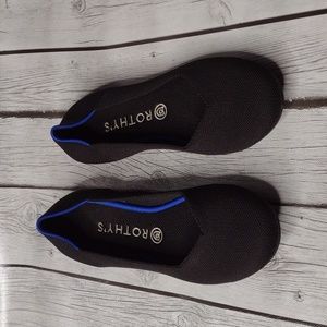 Rothy's black ballet style flats Sz 10
